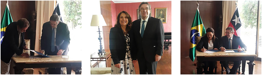 Visita Embaixada do Chile
